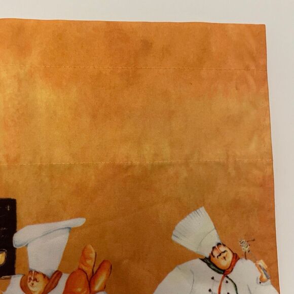 Pair of Fat Chef Cafe Curtains French Cafe - Picture 7 of 9